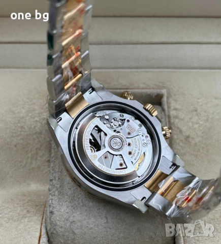 Rolex Daytona two tone black , снимка 8 - Луксозни - 53612422