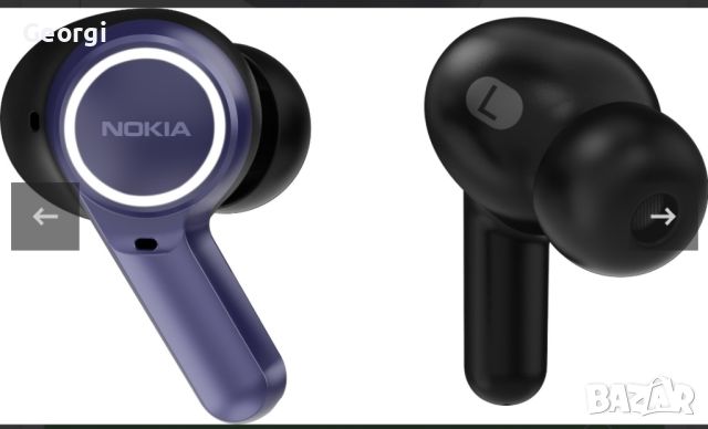 Безжични слушалки Nokia airbuds 2+, снимка 2 - Слушалки и портативни колонки - 46568551