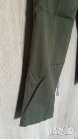 Стара военна униформа, панталон, тъмнозелен, снимка 3 - Антикварни и старинни предмети - 54193541