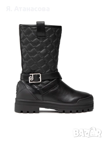 Liu Jo Боти Kelly от еко кожа, Черен - Оригинални, снимка 12 - Дамски боти - 52955092