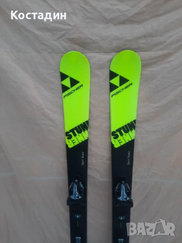 Карвинг ски  Fischer STUNNER blackyellow  141см, снимка 2 - Зимни спортове - 52417371