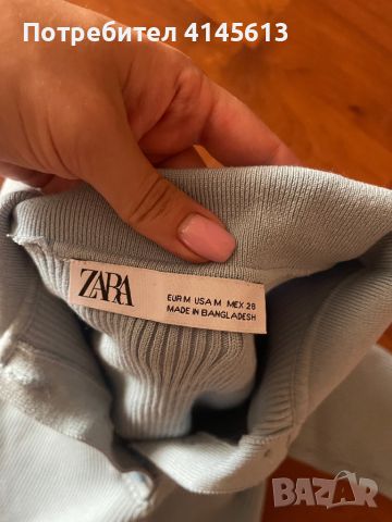 Пуловер Zara скъсен, снимка 2 - Блузи с дълъг ръкав и пуловери - 46402196