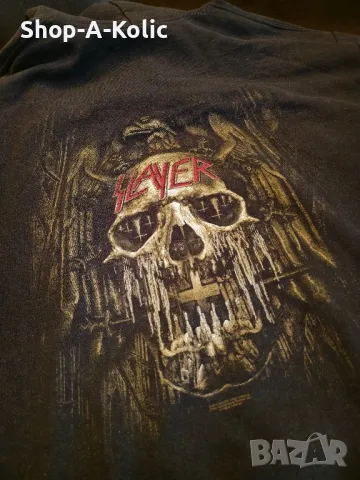 Original Vintage SLAYER Overhead Hoodie, снимка 3 - Суичъри - 49746806