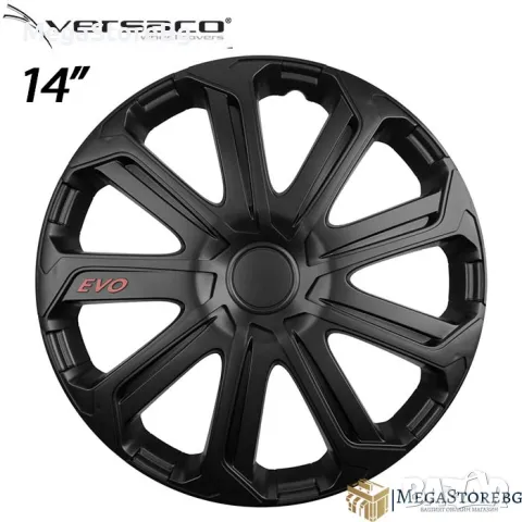 Тасове за джанти 14'' Versaco Evo Black, снимка 1 - Аксесоари и консумативи - 46894168