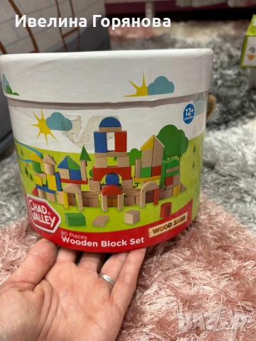 Дървен конструктор от 80 части, снимка 2 - Конструктори - 53016355