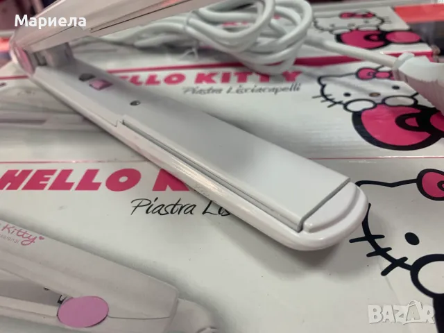 Преса за коса HELLO KITTY / Преса за изправяне и накъдряне до 200°С, снимка 6 - Преси за коса - 47846343