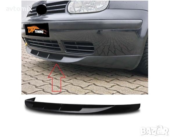 Лип спойлер за предна броня за Golf IV