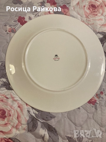 Голяма порцеланова чиния, снимка 5 - Антикварни и старинни предмети - 52879518