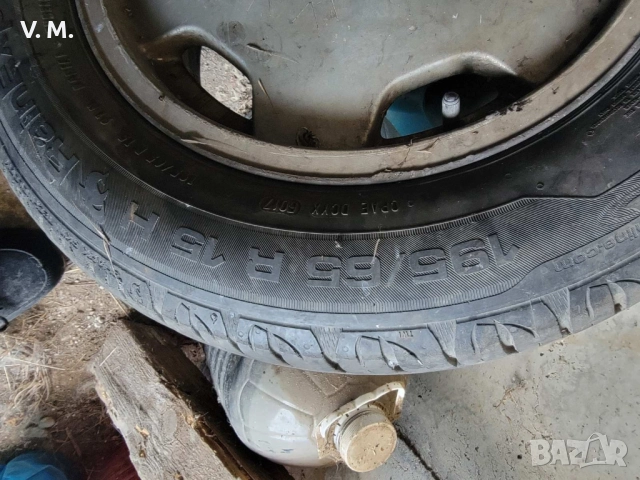 Audi 80 195/65/R15 UNIROYAL Rain Expert Летни гуми с алуминиеви джанти, снимка 6 - Гуми и джанти - 52590980