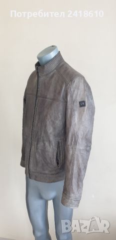 Hugo Boss Jips4 Leather Jacket Mens Size 50/L ОРИГИНАЛ! Ест. кожа!, снимка 9 - Якета - 45623960