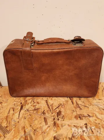 Куфар кожен винтидж ретро , снимка 5 - Куфари - 49992379