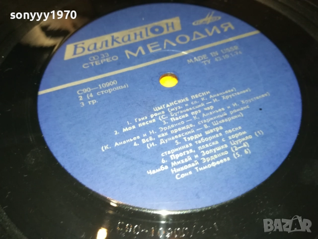 ЦИГАНСКИ ПЕСНИ-2БР ПЛОЧИ 0411251901, снимка 10 - Грамофонни плочи - 52296211