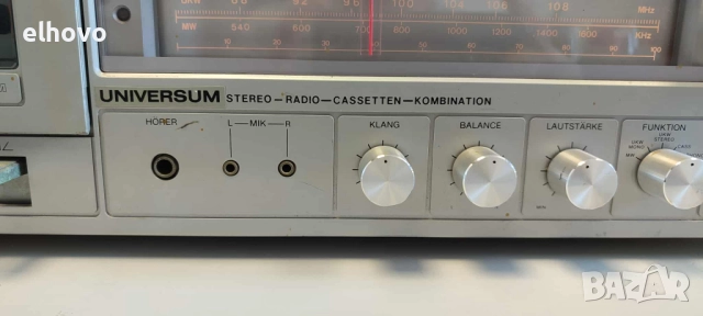 Радиокасетофон Universum VTC 111, снимка 6 - Ресийвъри, усилватели, смесителни пултове - 51614478