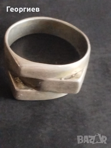 Старо сребро, сребърни пръстени и гривна по 4 € за 1 грам., снимка 12 - Пръстени - 49763934