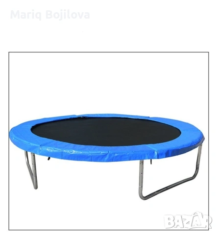 Ултра здрав портативен батут със защитна мрежа батут с размер 2,44 м. в диаметър + стълбичка, снимка 8 - Други спортове - 53541166