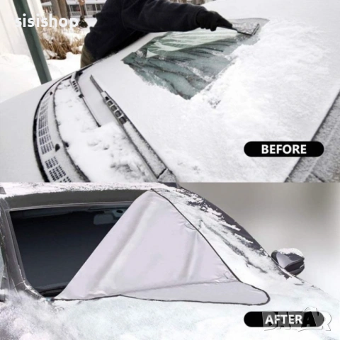 Защитно покривало за автомобил 2 в 1: Ефективна термозащита срещу лед, сняг и силно слънце 2515, снимка 8 - Аксесоари и консумативи - 53610331