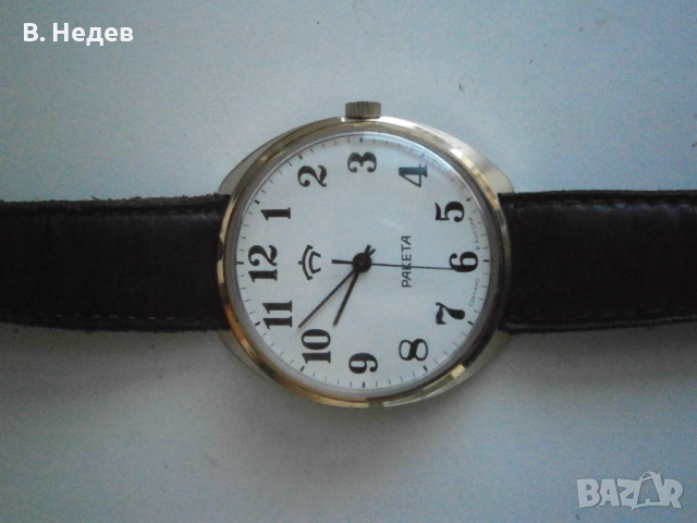 РАКЕТА, 19 камней, 2609 НА, СССР, Au, каса XL - 39 мм! TOP!, снимка 3 - Мъжки - 49602835