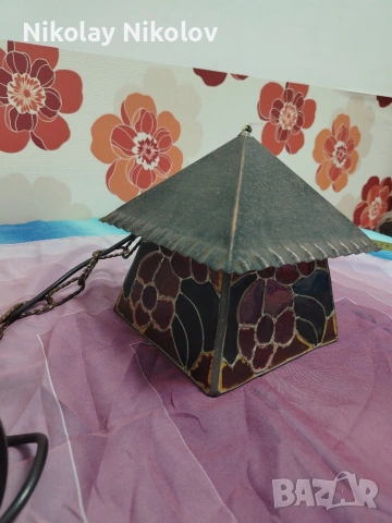 лампа за таван стил "Тифани" 