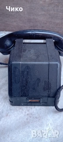 Стар военен стационарен телефон, снимка 2 - Антикварни и старинни предмети - 51095764