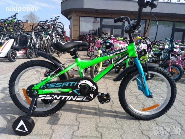 PASSATI Алуминиев велосипед 16" SENTINEL зелен