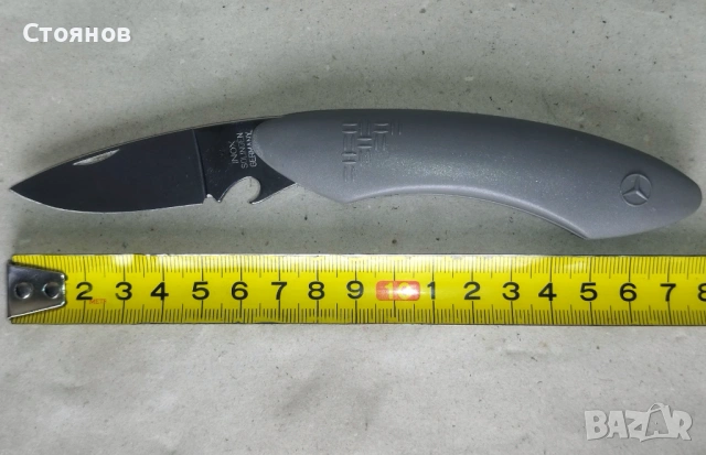 Оригинален сгъваем нож MERCEDES INOX Solingen / Germany, снимка 6 - Ножове - 53788327