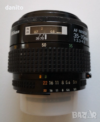 Обектив Nikon AF Nikkor 35-70mm f3.3-4.5 , снимка 2 - Обективи и филтри - 53880659