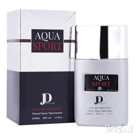 AQUA SPORT - Мъжки, дълготраен парфюм. Ароматен, морски, успокояващ аромат - 100мл. / Връхни нотки: , снимка 5 - Мъжки парфюми - 49017497