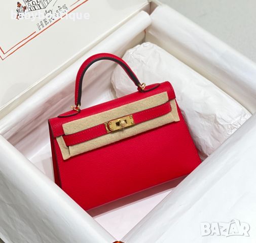 Hermes Mini Kelly , снимка 11 - Чанти - 45424888