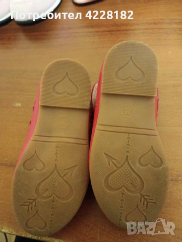 Детски червен обувка, снимка 6 - Детски обувки - 53309675