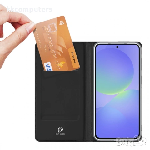 DUX DUCIS Skin Pro Кожен Калъф за Samsung Galaxy A37 5G - Слот за карта, Стойка, Скрит магнит, 3 цвя, снимка 4 - Калъфи, кейсове - 54055124