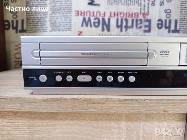 Комбиниран ДВД/Видео плейър"Philips"DVP 3055V. (6-Head Hi-Fi Stereo), снимка 3 - Плейъри, домашно кино, прожектори - 54110156