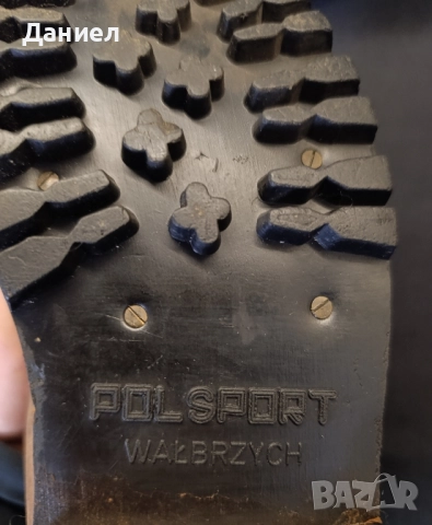 Винтидж планински обувки PolSport, снимка 9 - Мъжки боти - 51943411