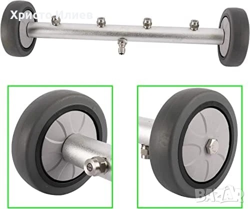 Накрайник за водоструйка Водна метла с 4 дюзи, снимка 7 - Парочистачки и Водоструйки - 51276359