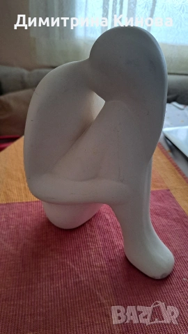 Gilde - статуетка жена 22 см бяла, снимка 5 - Статуетки - 53339668