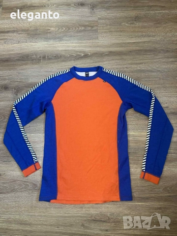 Мъжко ! Helly Hansen Warm Ice Crew  MERINO Wool baselayer , L  размер, снимка 2 - Спортни дрехи, екипи - 52919367