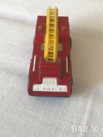 Колекционеркса Количка Matchbox 1975 Blaze Buster Cast Fire Truck, снимка 3 - Колекции - 46521444