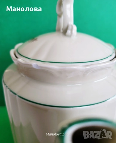 Порцеланов чайник Schlottenhof Arzberg Bavaria., снимка 6 - Други ценни предмети - 52729923