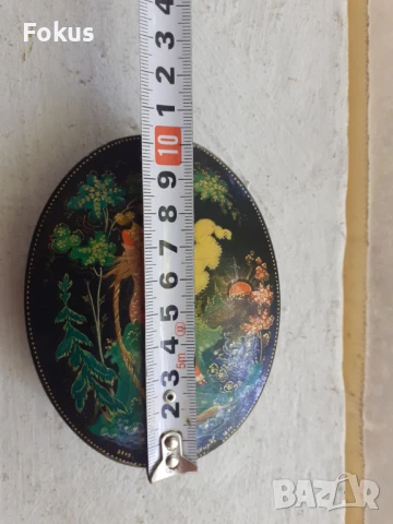 Уникална руска лакова кутия рисувана сцена от приказка, снимка 7 - Антикварни и старинни предмети - 51301381