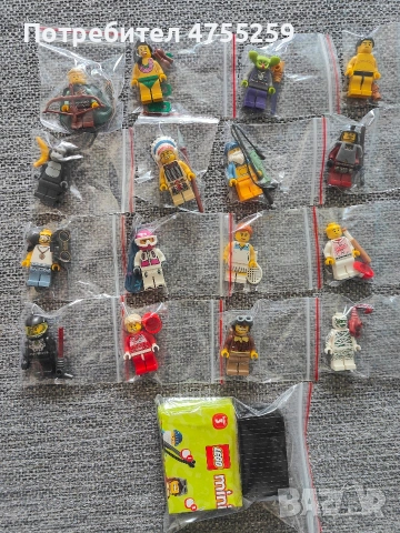 Минифигурки Lego Minifigures Series 1-5, снимка 3 - Конструктори - 53712179