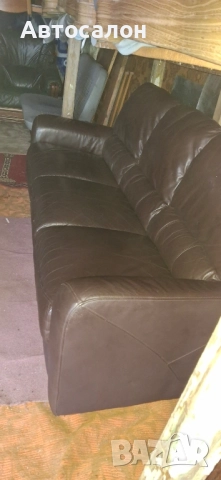 диван естествена кожа , снимка 2 - Дивани и мека мебел - 52497974