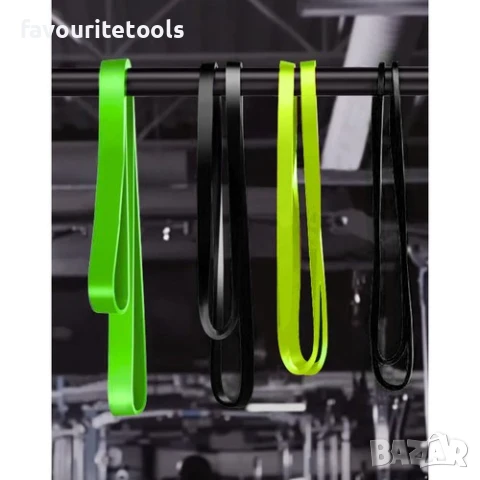 Комплект фитнес ластици Trizand 4 броя, снимка 14 - Други спортове - 51247174