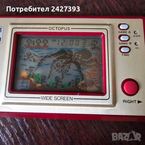 Nintendo Game and watch Octopus 🐙 , снимка 3 - Други игри и конзоли - 53227467
