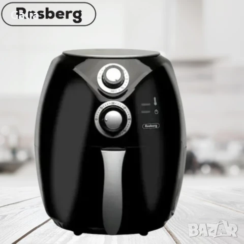 Фритюрник AirFryer Rosberg Premium, снимка 4 - Фритюрници - 51374706