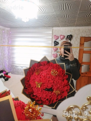 вечен букет от 51🌹, снимка 3 - Романтични подаръци - 54001209