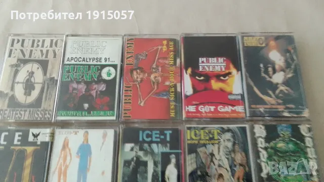 Ice T, Cypress Hill, Public Enemy, РАП, RAP, Хип-хоп, Hip-hop, аудио касети, касета, bootleg, снимка 2 - Аудио касети - 49946222