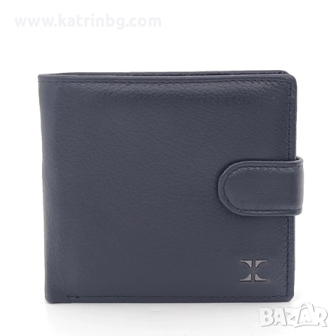 Портфейл и колан в черно от естествена кожа-Мъжки комплект, снимка 5 - Подаръци за мъже - 52415065