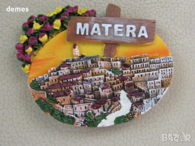 Магнит от Матера, Италия, снимка 2 - Колекции - 46388332