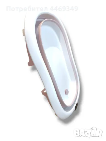 Сгъваема вана с термометър и възглавничка за бебе, снимка 3 - За банята - 50252375