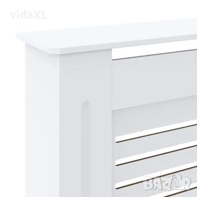 vidaXL МДФ параван за радиатор, бял, 205 см（SKU:325551）, снимка 3 - Други - 48447800