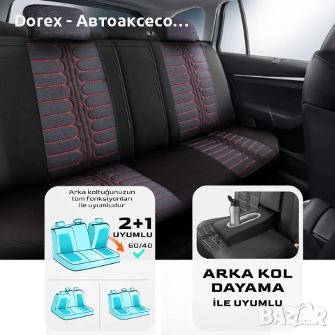 Комплект премиум тапицерия Panda Londra - различни цветове, снимка 13 - Аксесоари и консумативи - 53947282